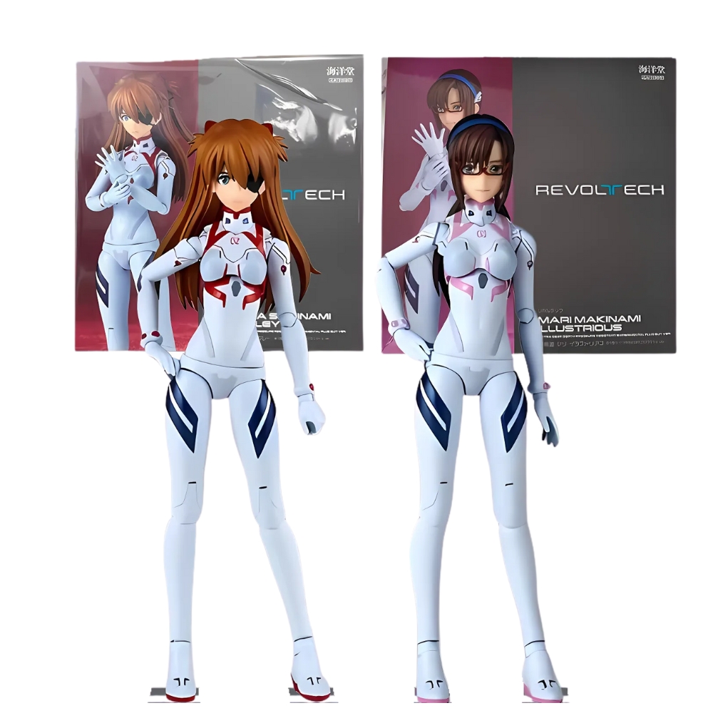 Kaiyodo Revoltech Asuka & Mari Action Figure